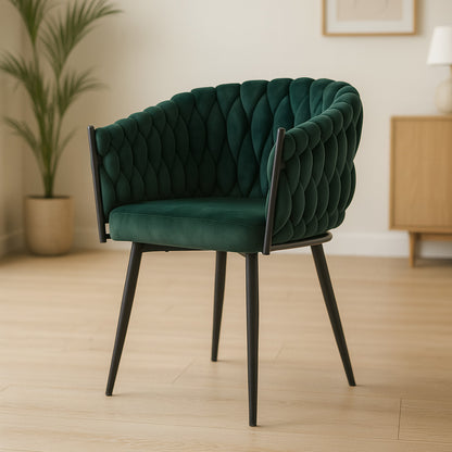 Skye - Dining Chair - Green Velvet
