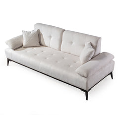 3 Seater Sofa - Slimi - Cream Fabric