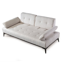 3 Seater Sofa - Slimi - Cream Fabric