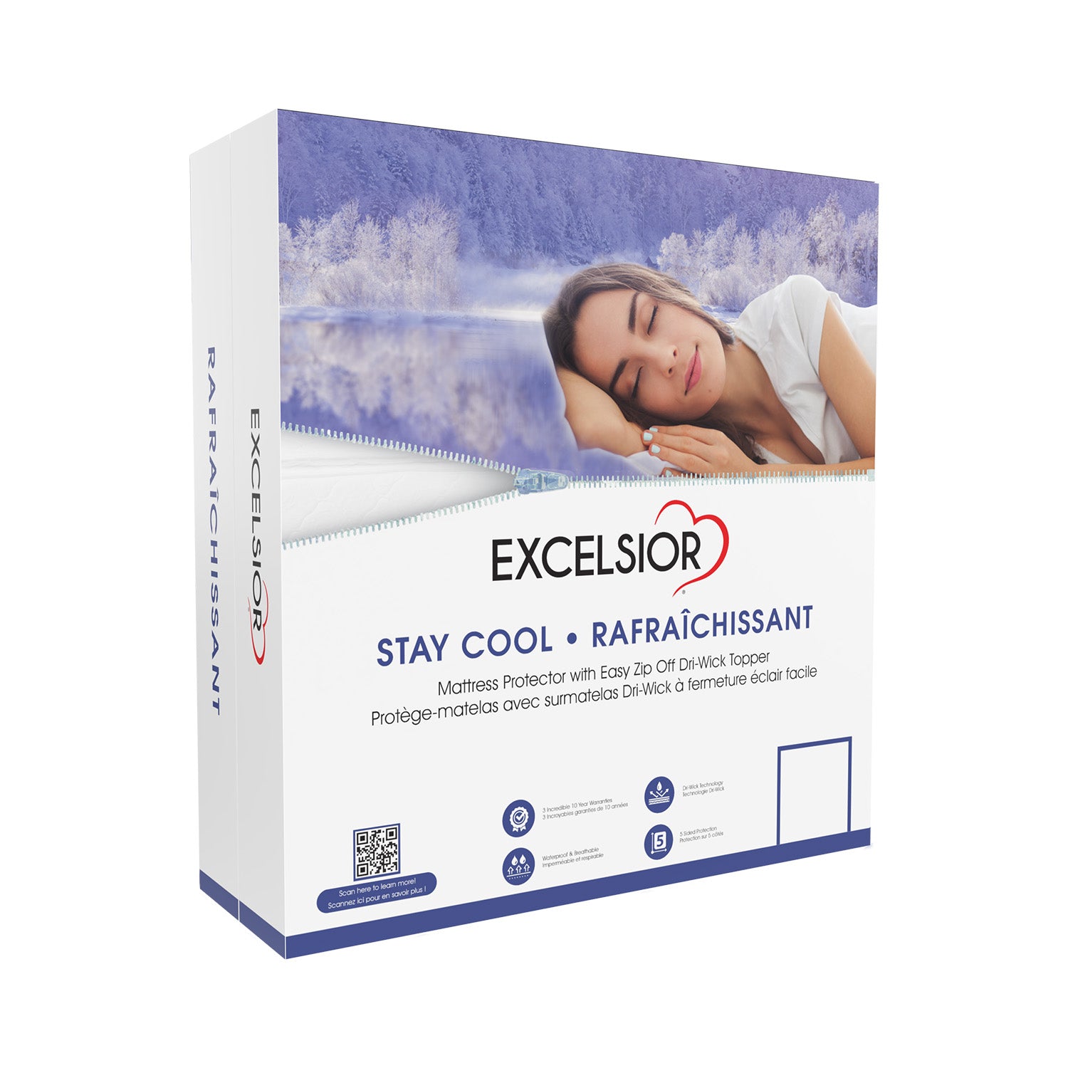 Stay Cool - Protège Matelas Imperméable Dri-Wick