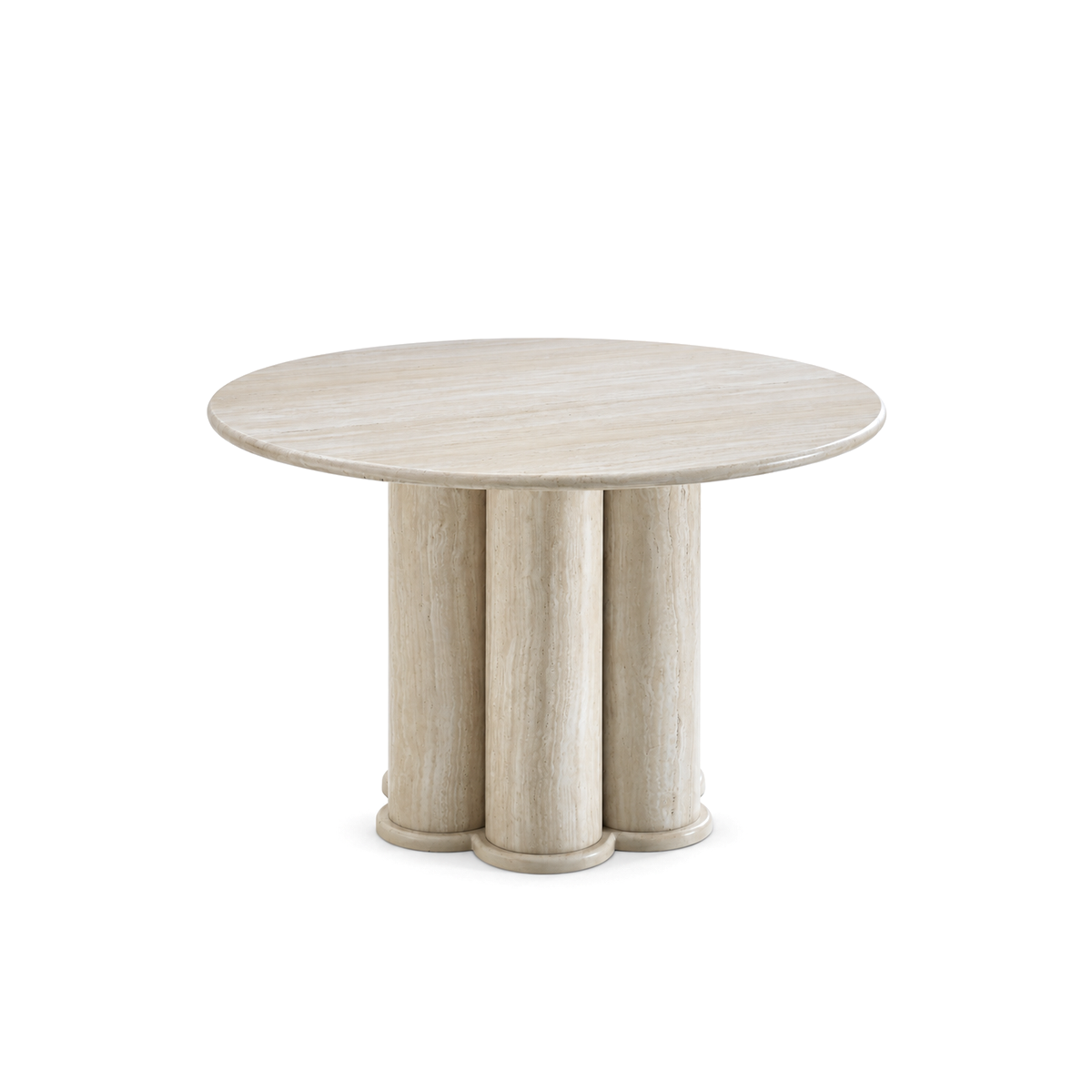 Radley - Round Dining Table - Light Travertine