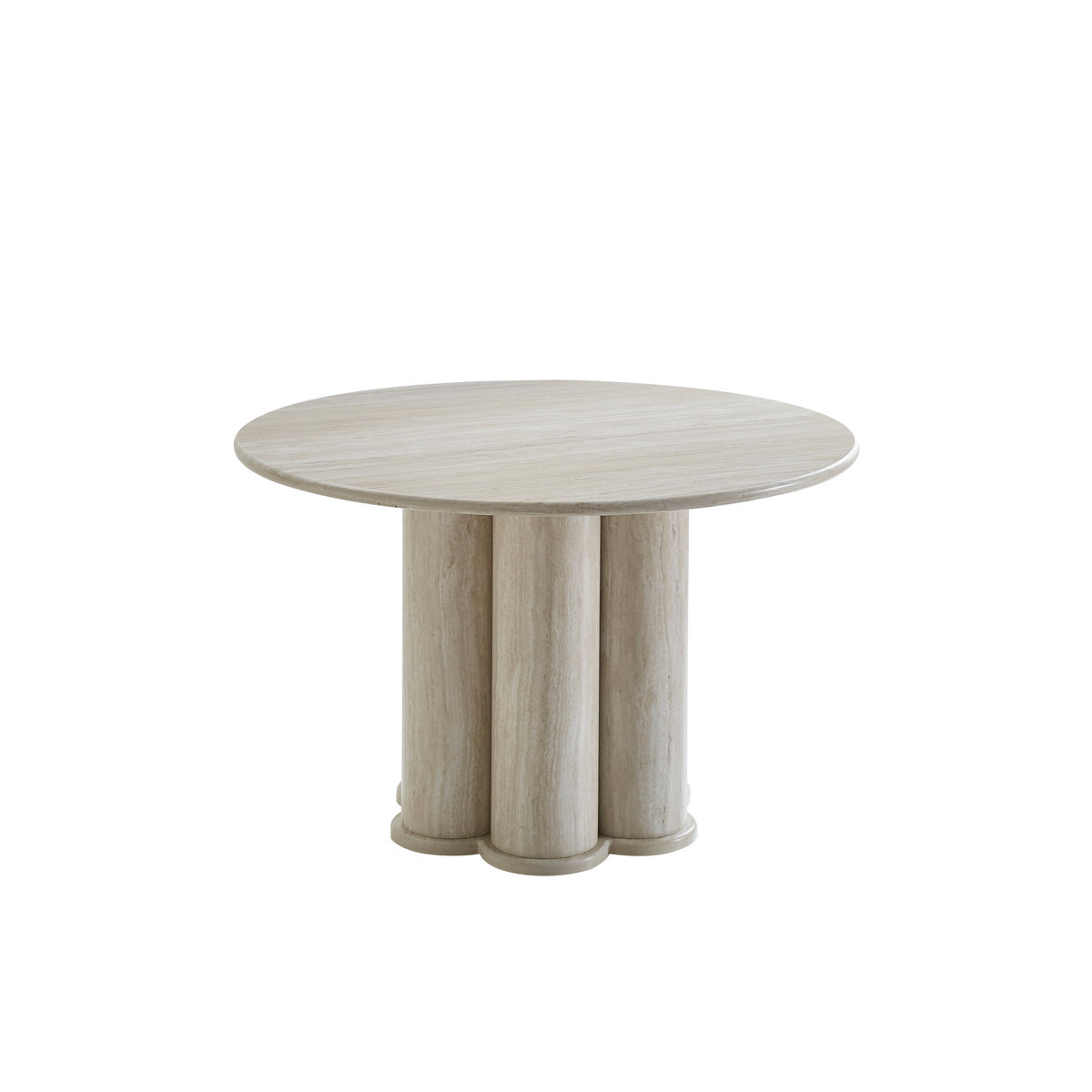 Radley - Table à manger ronde - Travertin clair