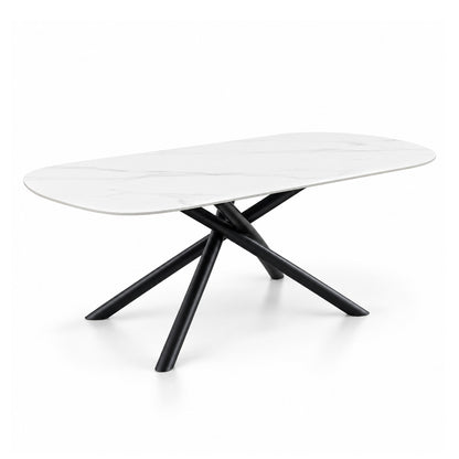 Lucille - Dining Table - White Marble