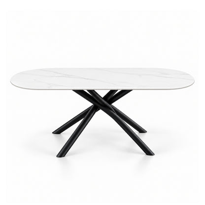 Lucille - Dining Table - White Marble