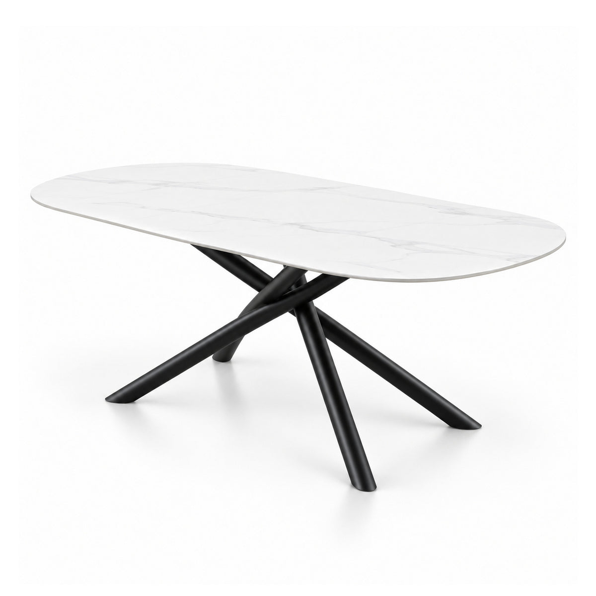 Lucille - Dining Table - White Marble