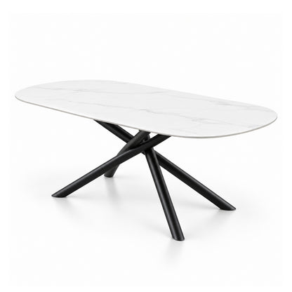 Lucille - Dining Table - White Marble