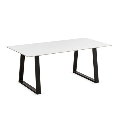 Fina - Table à manger - Pierre Fritté Blanc Neige