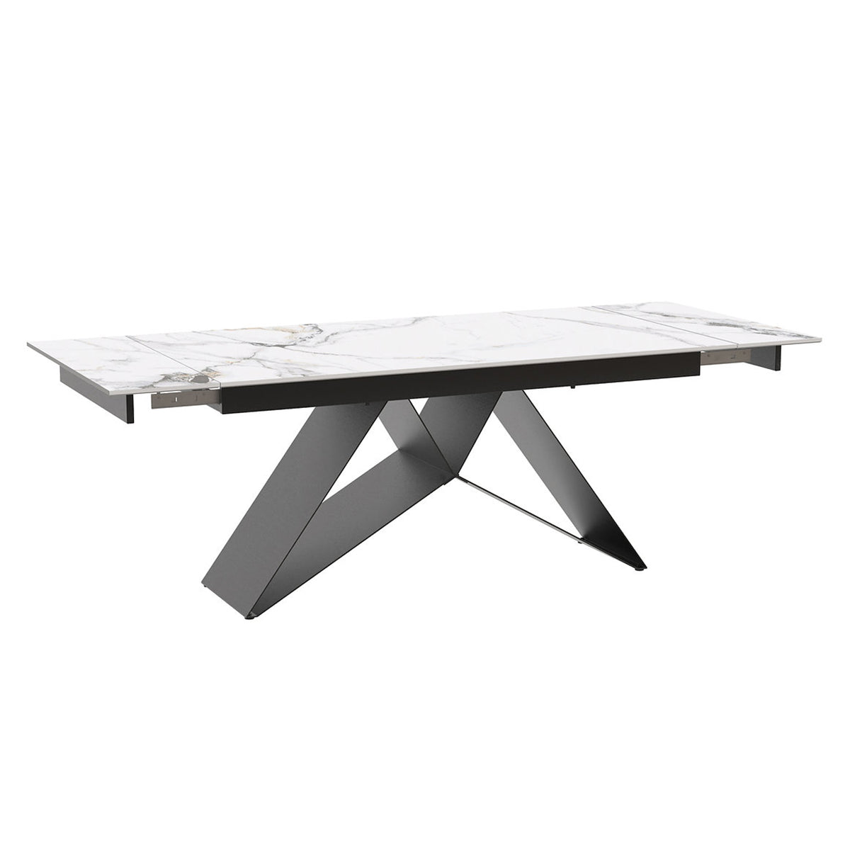 Solene/Dawson Dining Room Set - Chanel Sintered Stone and Beige