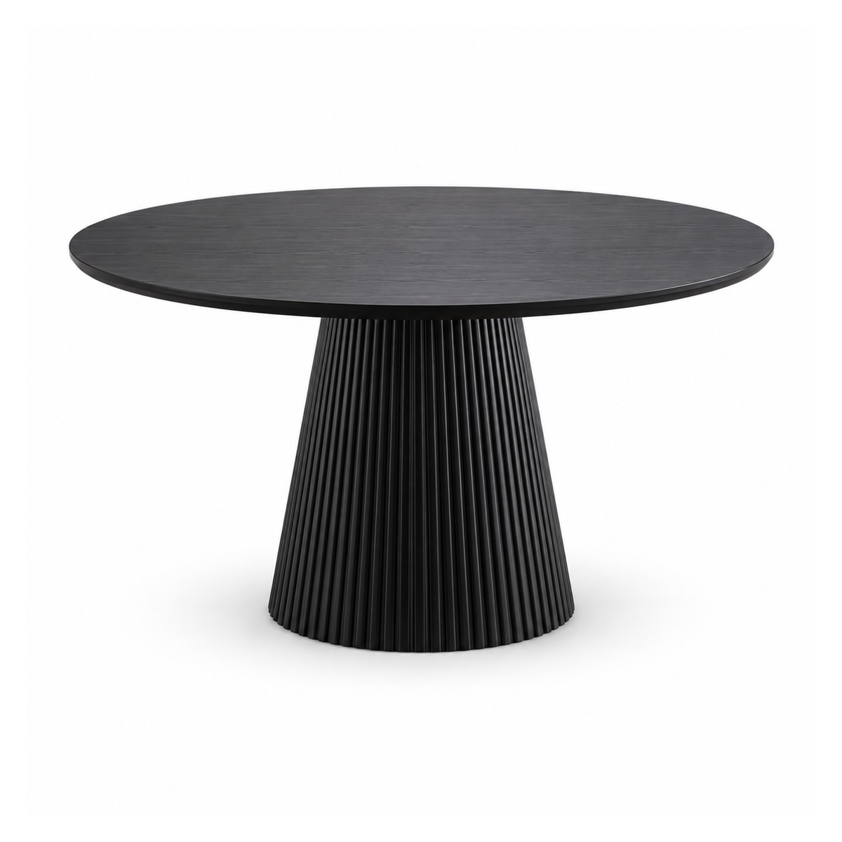 Mercer - Round Dining Table - Midnight Black