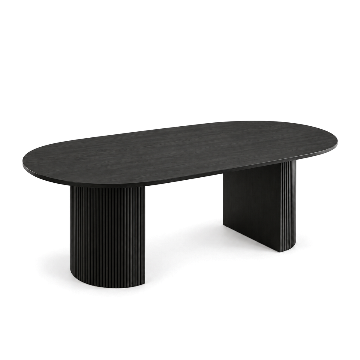 Mercer - Table à manger ovale - Noir minuit