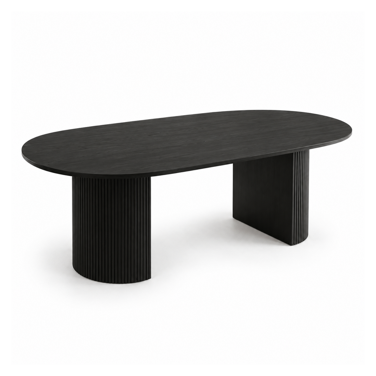 Mercer - Table à manger ovale - Noir minuit