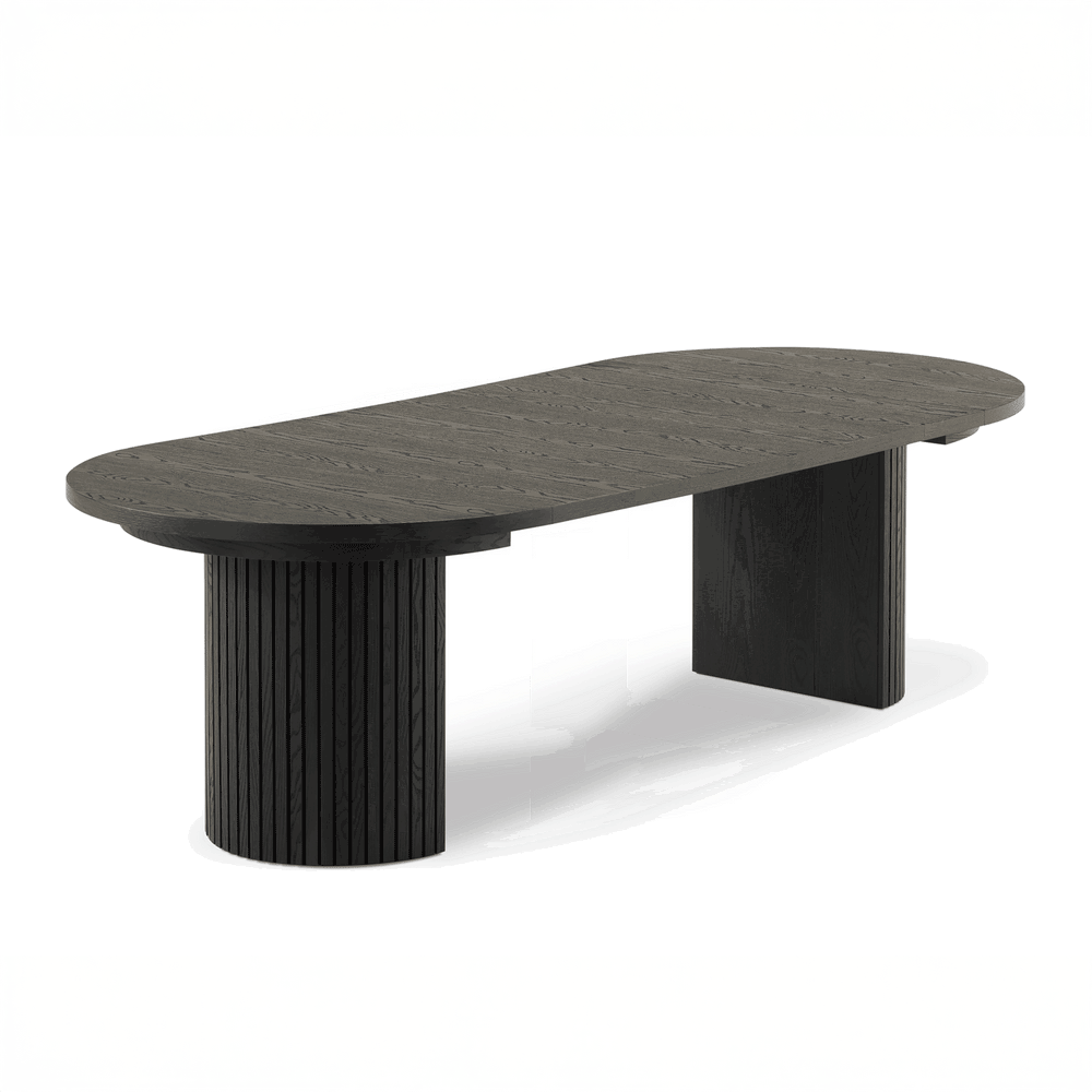 Transformer - Table à manger Ronde - Hickory fumé