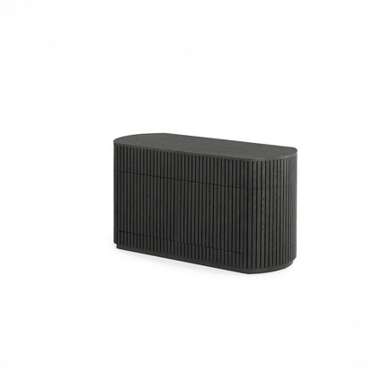 Transformer - Round Buffet - Smoked Hickory