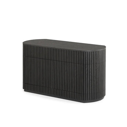 Transformer - Round Buffet - Smoked Hickory