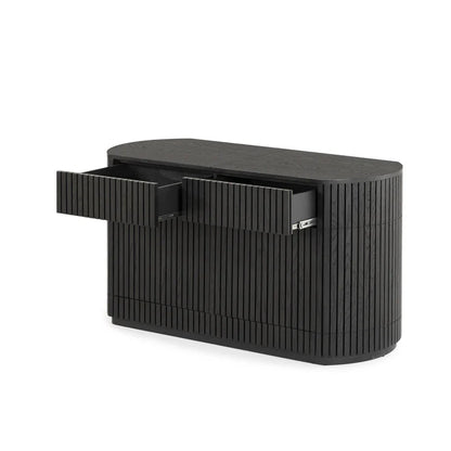 Transformer - Round Buffet - Smoked Hickory