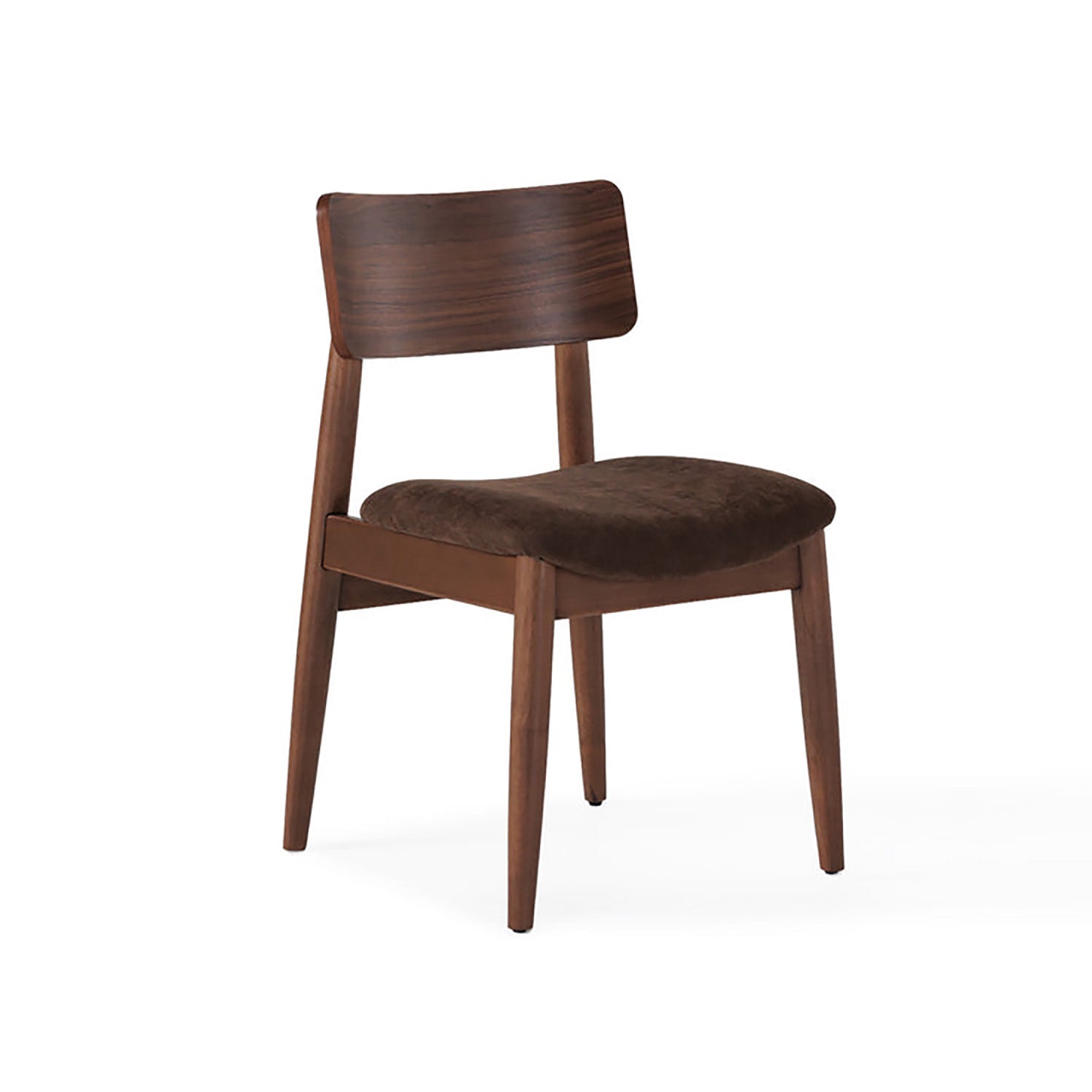 Transformer - Chaise de salle à manger Ronde - Noyer Royale