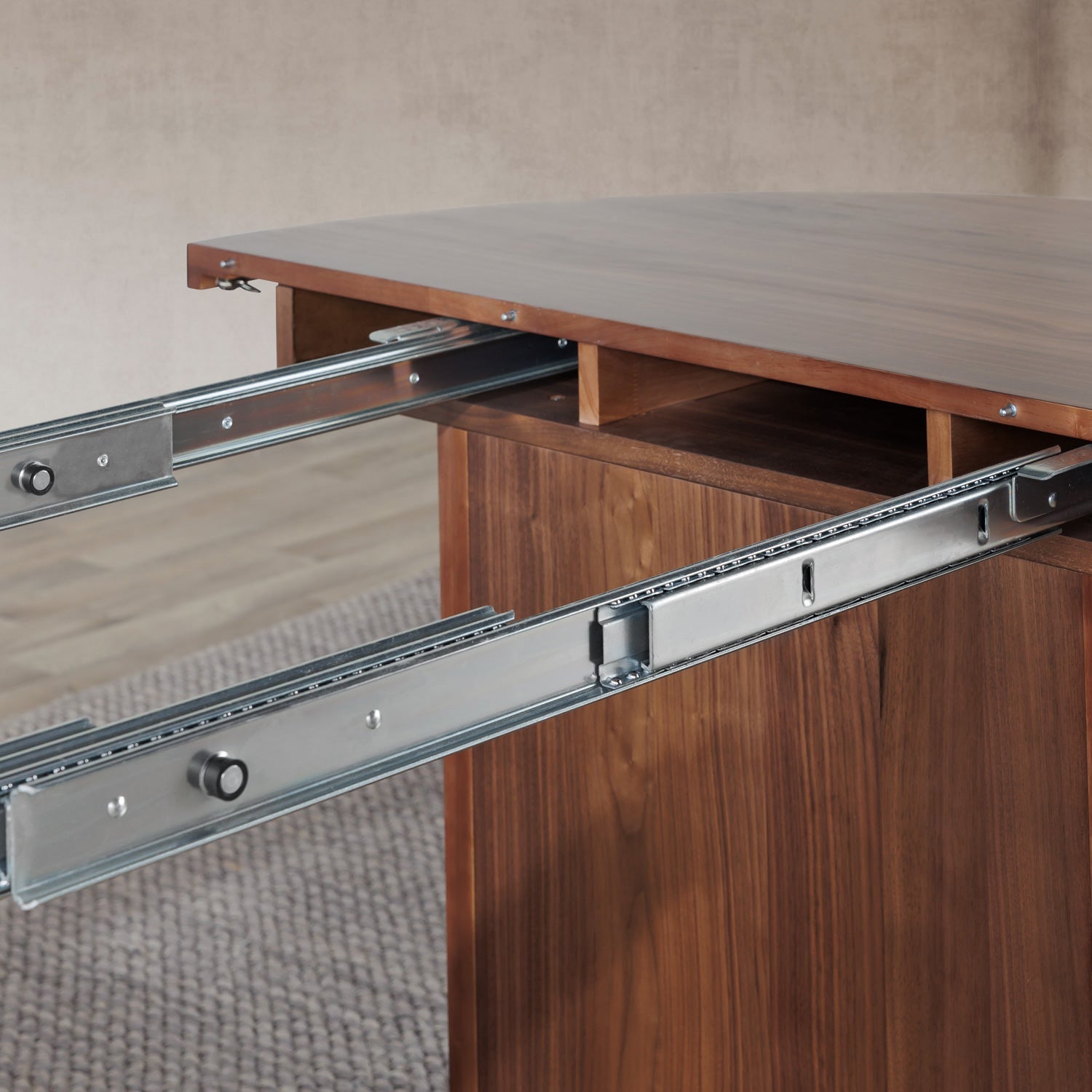 Transformer - Table à manger Ronde - Noyer Royale