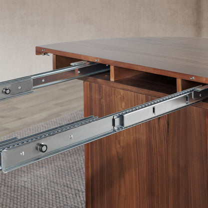 Transformer - Table à manger Ronde - Noyer Royale