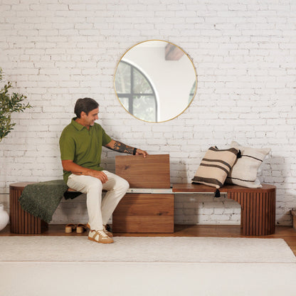 Transformer - Banc Rond - Noyer Royale