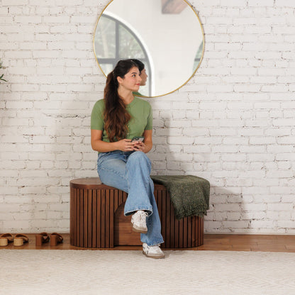 Transformer - Banc Rond - Noyer Royale