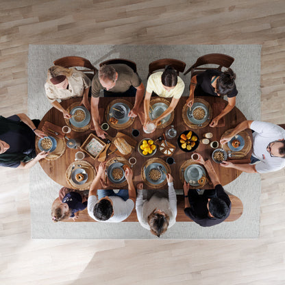 Transformer - Table à manger Ronde - Noyer Royale