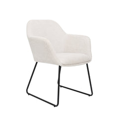 Amara - Dining Chair - Beige Linen Fabric