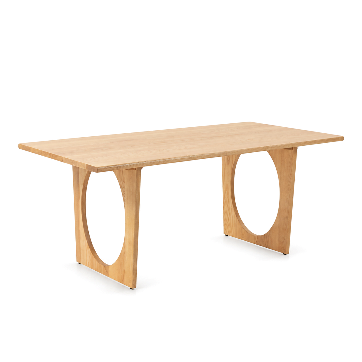 Emy - Table à Manger - Bois massif Naturel
