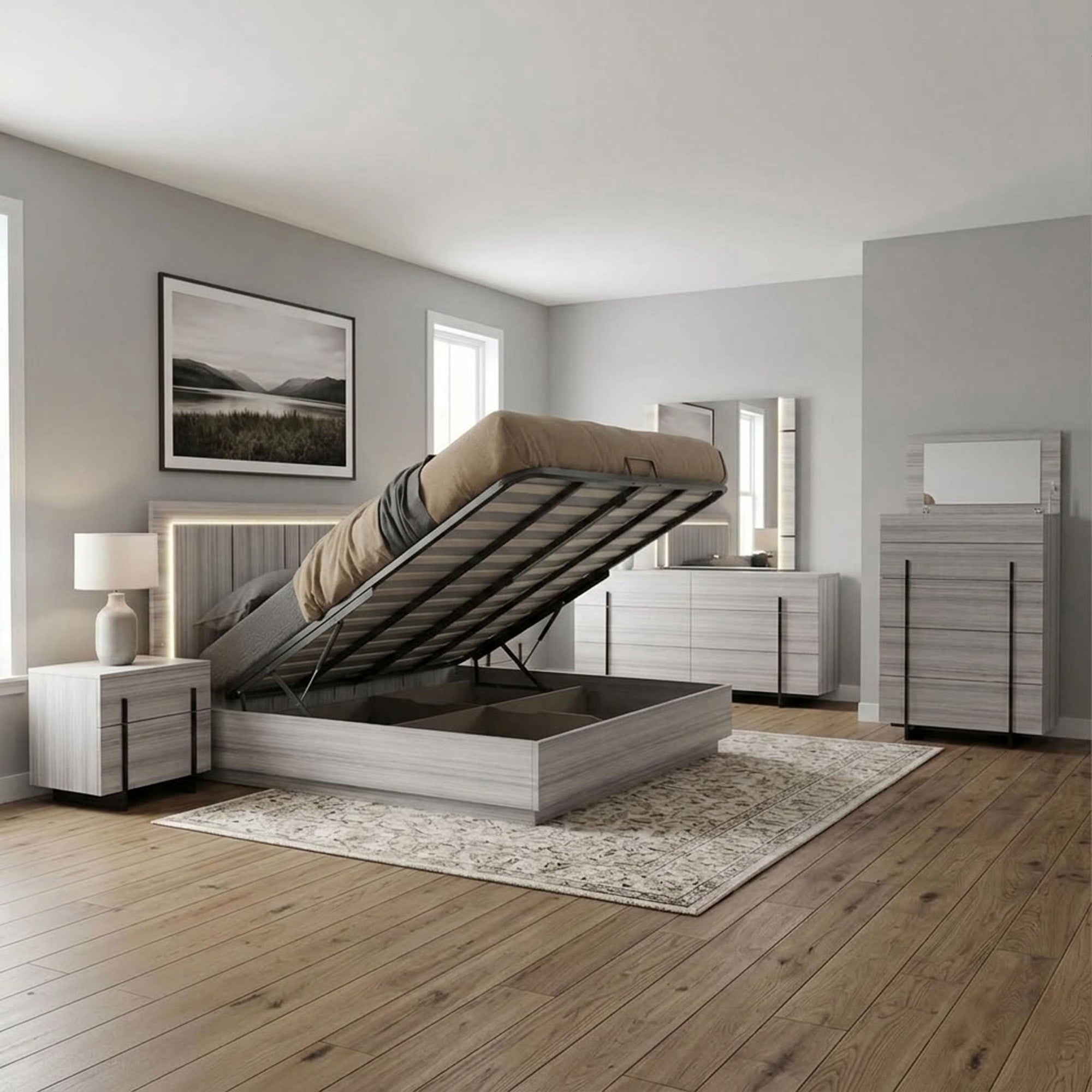 Venice - Bedroom Set - Grey