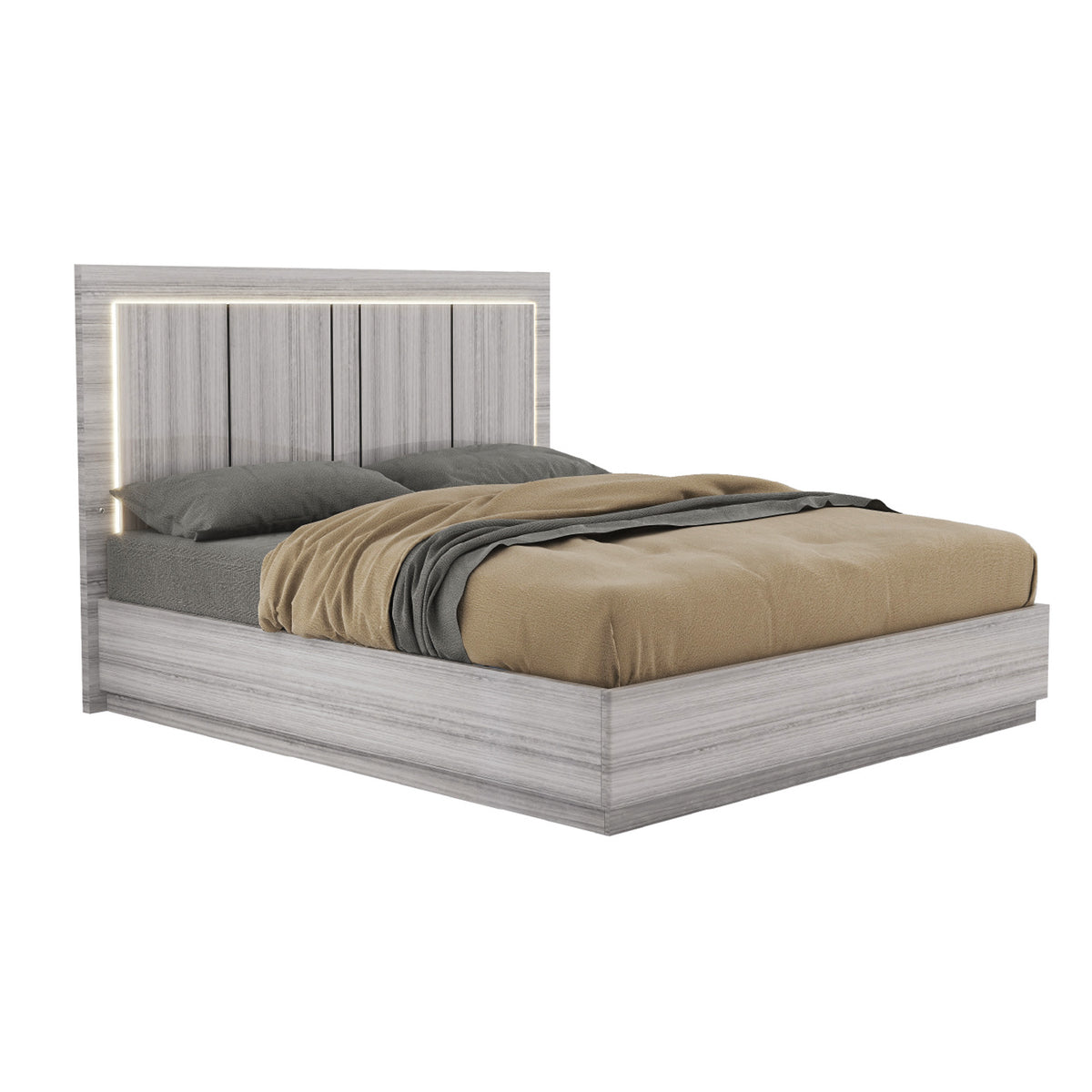Venice - Queen Bed - Grey