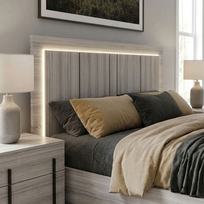 Venice - King Bed - Grey
