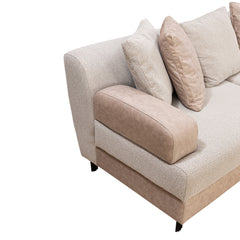 3-seater Sofa - Story - 2 Tones - Cream Fabric