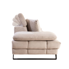 3-seater Sofa - Luna - Cream Fabric