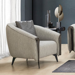 Armchair - Luci - Gray Fabric
