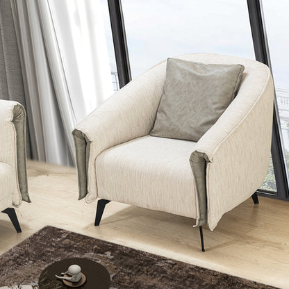 Fauteuil - Luci - Tissu Crème