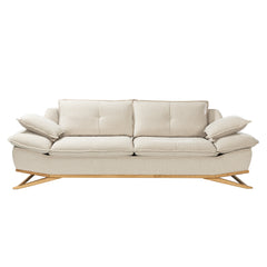 WoW Sofa - Adjustable Backrests - Beige Fabric