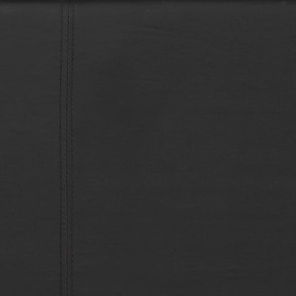 Renzo - Queen Bed - Black Faux Leather