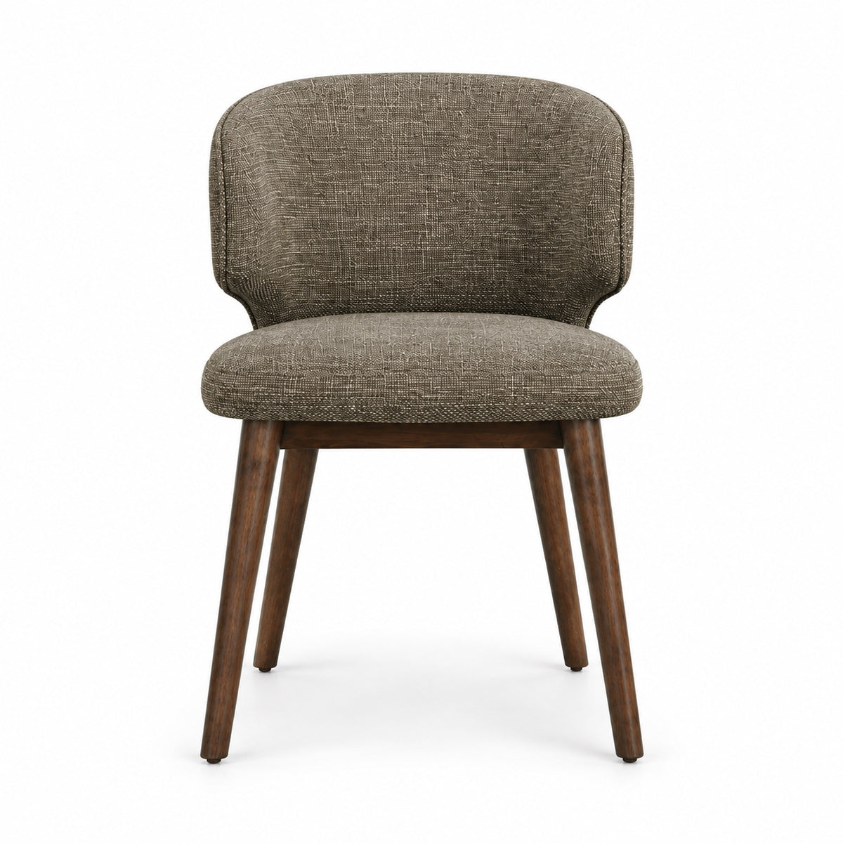Alvano - Chaise de Salle à Manger - Noyer et Brun