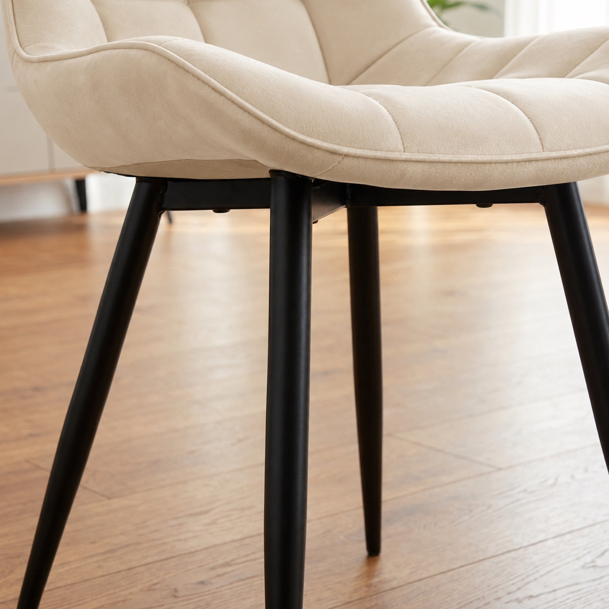 Aurora - Dining Chair - Beige Velvet