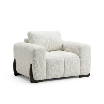 Boreal - Fauteuil - Tissu Bouclé Ivoire