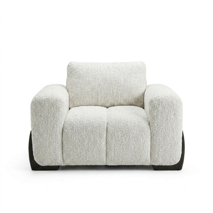 Boreal - Fauteuil - Tissu Bouclé Ivoire