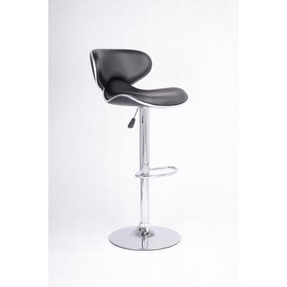 Marine - Hydraulic Bar Chair - 2 Pcs - Faux Leather