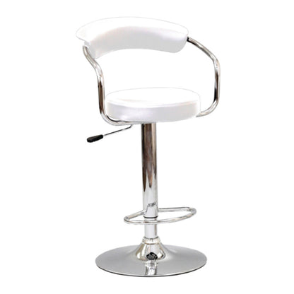 Rémi - Hydraulic Bar Chair - 2 Pcs - Faux Leather