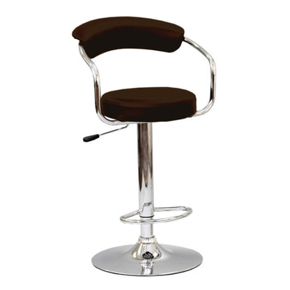 Rémi - Hydraulic Bar Chair - 2 Pcs - Faux Leather
