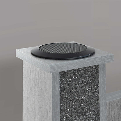 Avenzo - Queen Bed - Silver