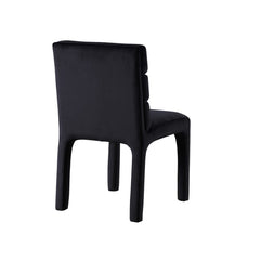 Megara - Chaise de Salle à Manger - Velour Noir