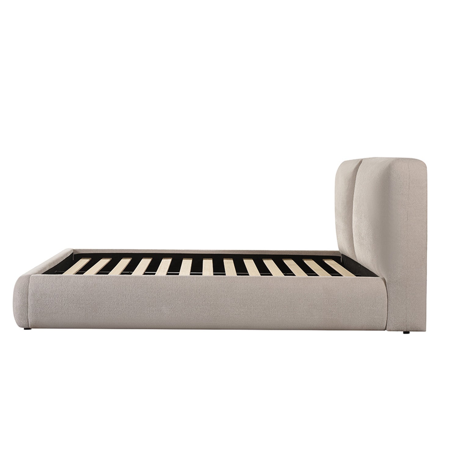 Aiden - Lit Queen - Tissu Beige