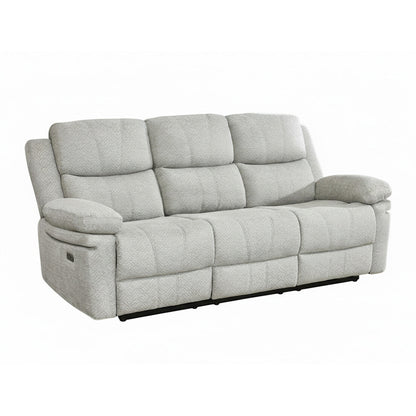 Andre - Motorized Reclining Sofa - Beige