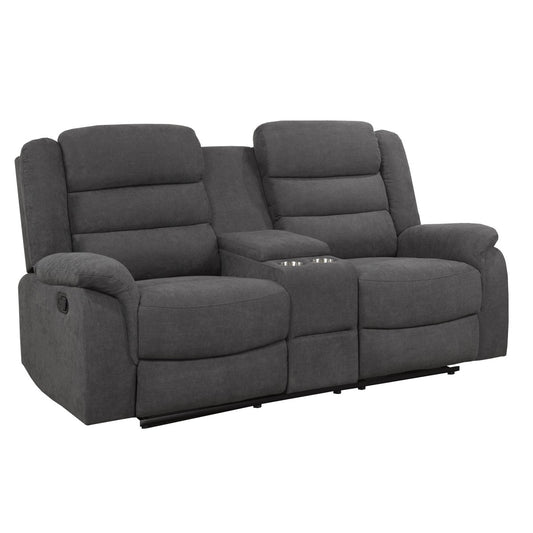 Causeuse Inclinable - Tissu Gris - Trevor 1200
