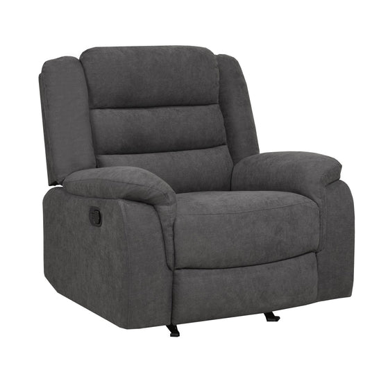 Recliner Chair - Gray Fabric - Trevor 1200