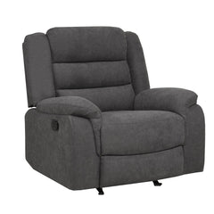 Fauteuil Inclinable - Tissu Gris - Trevor